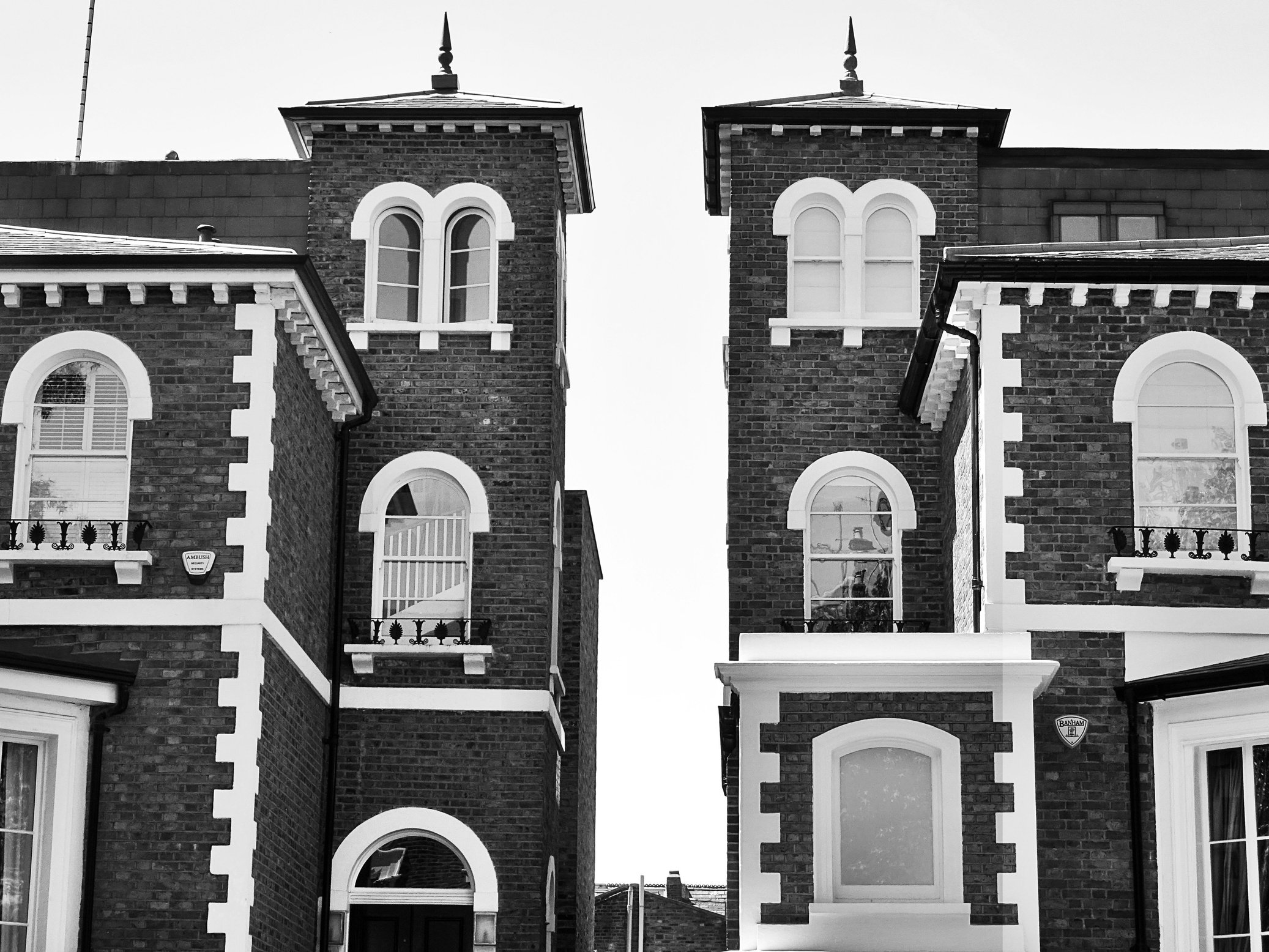 Black and White Houses